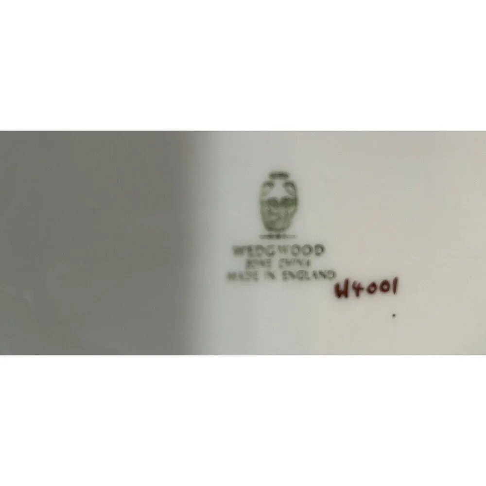Wedgwood Whitehall Gravy Boat with Attached Underplate